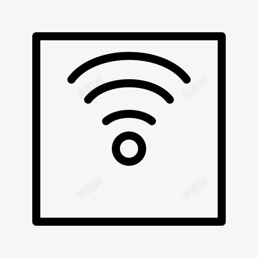 wifi网络Internet图标svg_新图网 https://ixintu.com Internet web wifi wifii 信号 网络