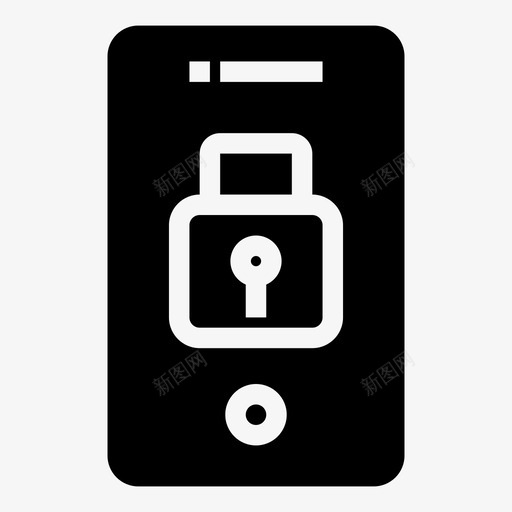 锁密码保护图标svg_新图网 https://ixintu.com 保护 安全 密码 锁