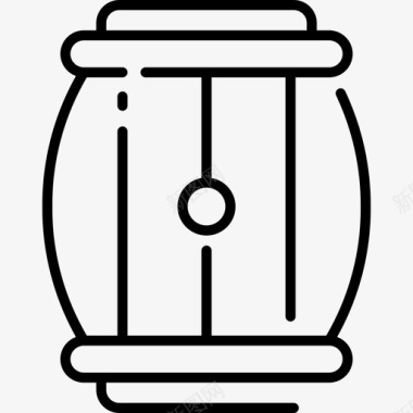 桶装啤酒31线性图标图标