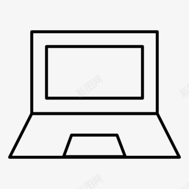 笔记本电脑设备小工具图标图标
