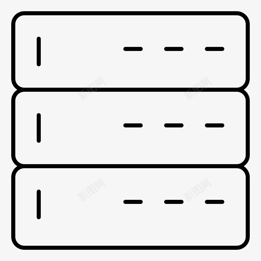 管理数据设备图标svg_新图网 https://ixintu.com 数据 服务器 电气设备 管理 设备