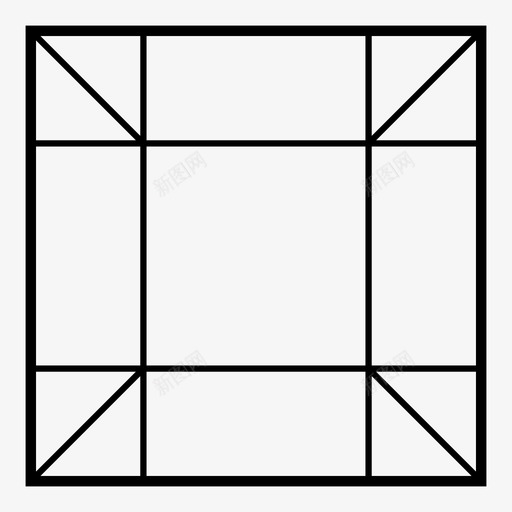 补丁方块图案图标svg_新图网 https://ixintu.com 图案 方块 模板 正方形 补丁