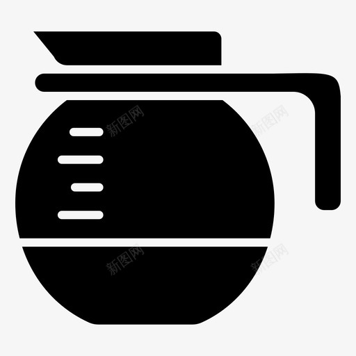 咖啡壶酿酒师咖啡师图标svg_新图网 https://ixintu.com 咖啡 咖啡壶 酿酒