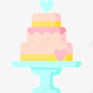婚礼蛋糕婚礼166平的图标图标