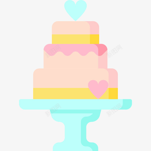 婚礼蛋糕婚礼166平的图标svg_新图网 https://ixintu.com 婚礼 平的 蛋糕