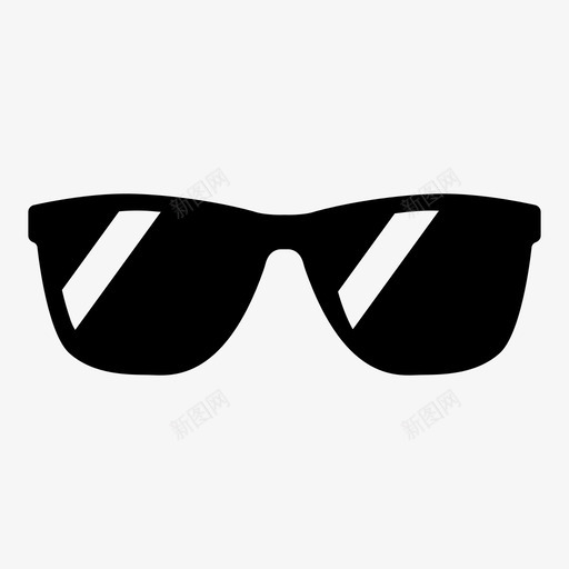 太阳镜眼镜视力图标svg_新图网 https://ixintu.com 太阳镜 旅行者 眼镜 视力