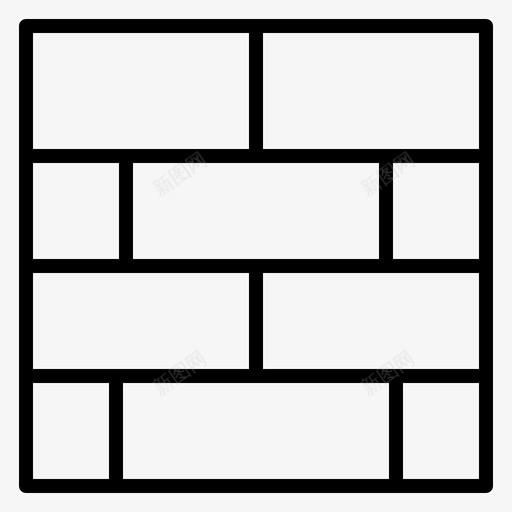 砖块砖块布局形式图标svg_新图网 https://ixintu.com 布局 形式 砖块 策略