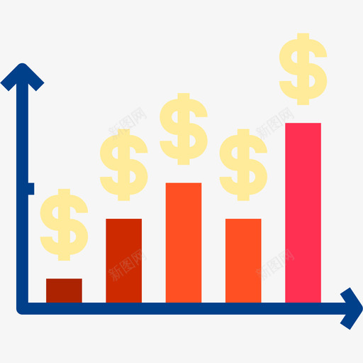 统计金融资金持平图标svg_新图网 https://ixintu.com 持平 统计 金融资金