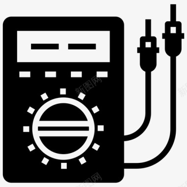 汽车电气服务汽车充电电力图标图标