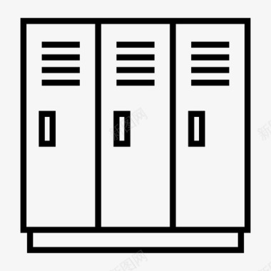 储物柜橱柜壁橱图标图标