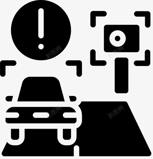 速度摄像头智能车2加油图标svg_新图网 https://ixintu.com 加油 摄像头 智能 速度