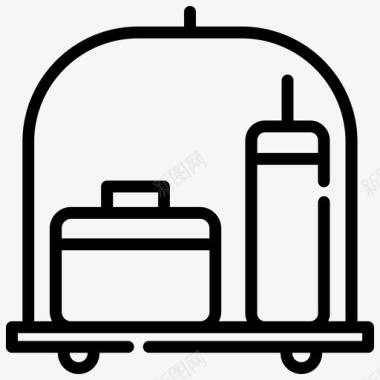 行李车旅游度假图标图标