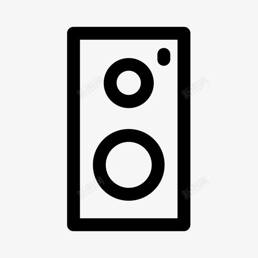 扬声器音乐噪音图标svg_新图网 https://ixintu.com 低音炮 噪音 声音 扬声器 音乐 音量