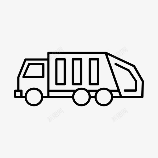 垃圾车自卸卡车回收图标svg_新图网 https://ixintu.com 回收 固体废物图标 垃圾 垃圾车 自卸卡车