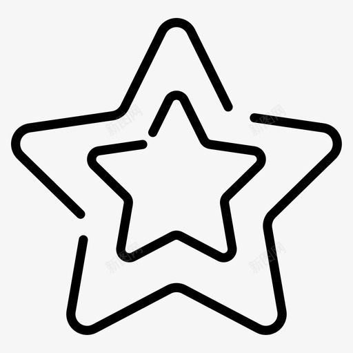 杨桃纯素直系图标svg_新图网 https://ixintu.com 杨桃 直系 纯素
