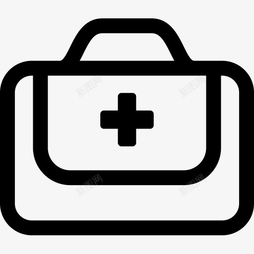 急救箱野营114线性图标svg_新图网 https://ixintu.com 急救箱 线性 野营