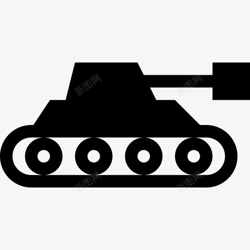 战争坦克军队军用图标svg_新图网 https://ixintu.com 军用 军队 坦克 小黑 战争 车辆