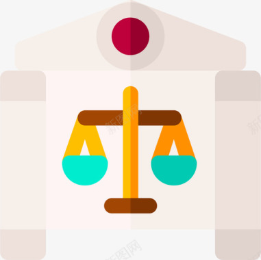 法院法律和司法29号平房图标图标