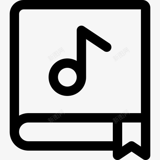 图书音乐商店22线性图标svg_新图网 https://ixintu.com 商店 图书 线性 音乐