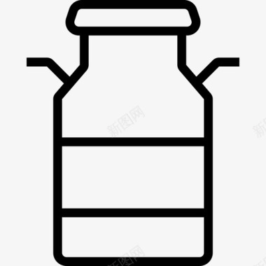 牛奶罐咖啡店业务3概述图标图标