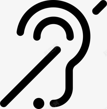 听力无障碍2填充图标图标