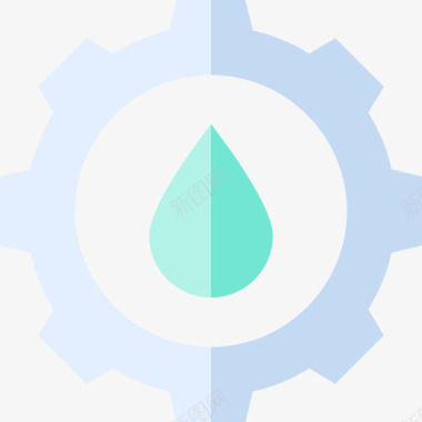 水可持续能源29平坦图标图标