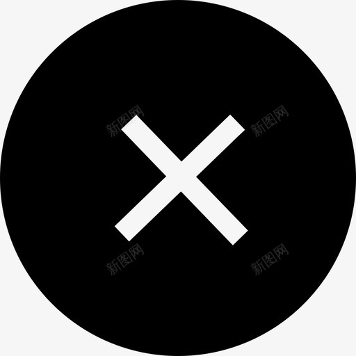 icon-打叉-带底色svg_新图网 https://ixintu.com icon-打叉-带底色 方框打叉