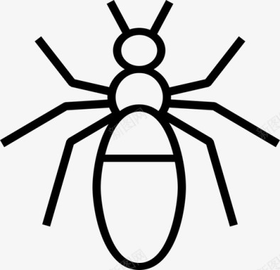 昆虫动物界蚂蚁图标图标