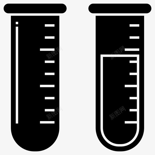 试管化学保健图标svg_新图网 https://ixintu.com 保健 化学 医学 实验室 药剂 试管