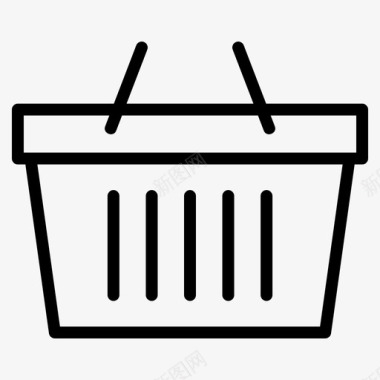 购物篮添加产品电子商务图标图标