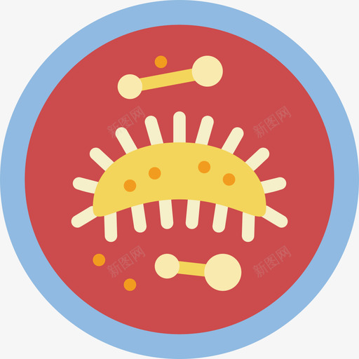 细菌遗传学和生物工程8扁平图标svg_新图网 https://ixintu.com 扁平 细菌 遗传学和生物工程8