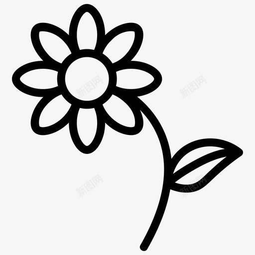 花卉花园植物图标svg_新图网 https://ixintu.com 农场 智能 植物 系列 花卉 花园