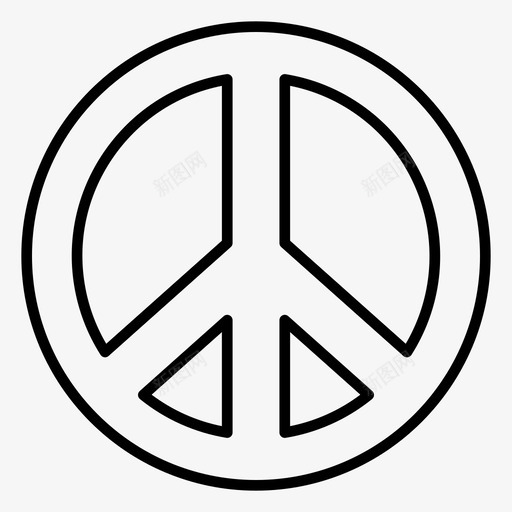 和平的象征爱团结图标svg_新图网 https://ixintu.com 和平的象征 团结 慈善 爱