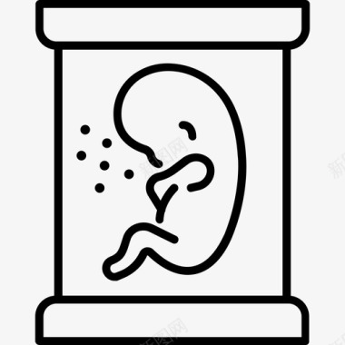人工婴儿胚胎试验图标图标