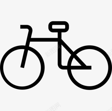 自行车旅行199轮廓图标图标