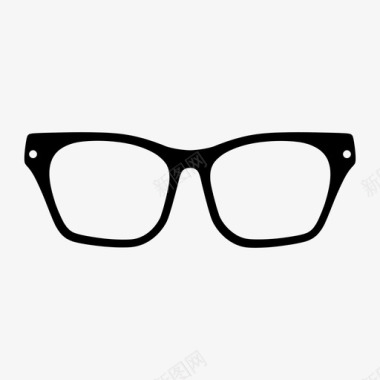 眼镜镜框验光师图标图标
