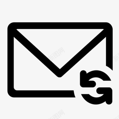 重新加载邮件电子邮件收件箱图标图标