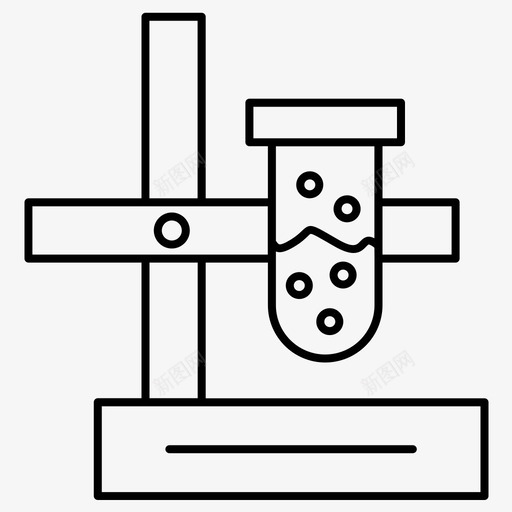 测试化学实验室科学图标svg_新图网 https://ixintu.com 化学实验室 化学常规行集合59 测试 科学 试管