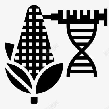 转基因生物工程修饰图标图标