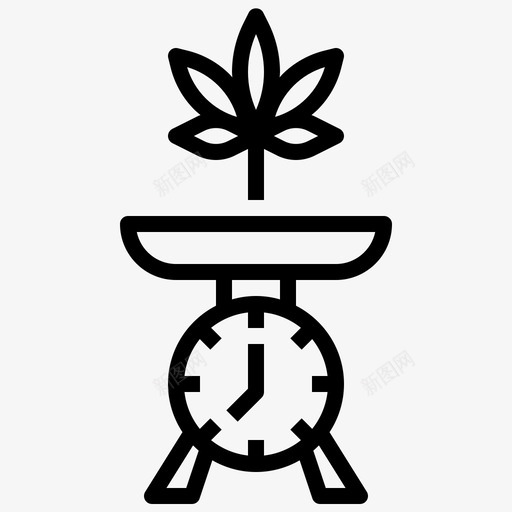 鳞片大麻6线状图标svg_新图网 https://ixintu.com 大麻 线状 鳞片