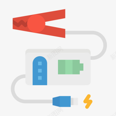 起动器公路旅行4平坦图标图标