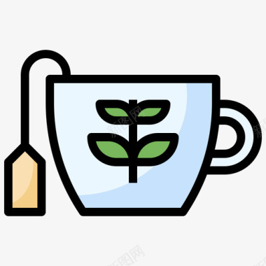 茶饮料39原色图标图标