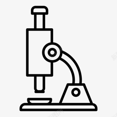 显微镜生物学透镜图标图标