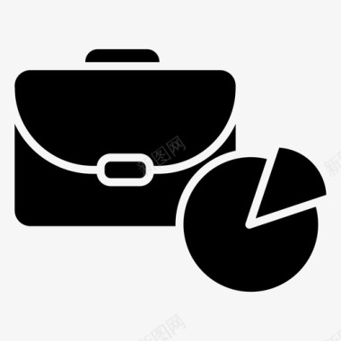 手提包公文包商务图标图标