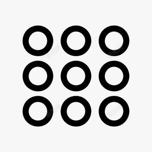 小键盘拨号盘密码图标svg_新图网 https://ixintu.com 安全 密码 小键盘 拨号盘 网络