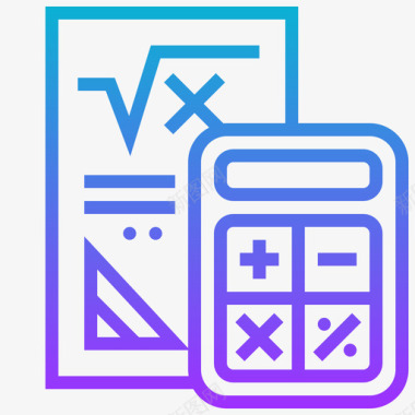 数学生物工程30梯度图标图标
