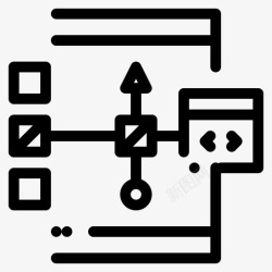 程序流程图应用程序编码开发图标高清图片