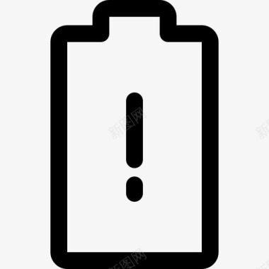 电池警告充电电源图标图标