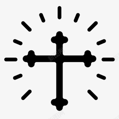 基督教十字架宗教图标图标