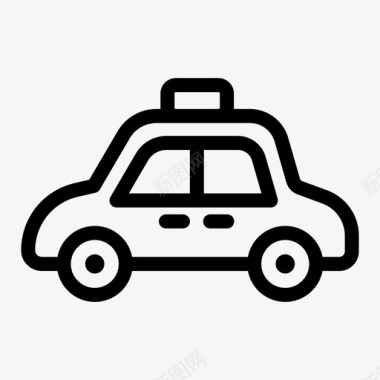 出租汽车客运汽车运输工具图标图标